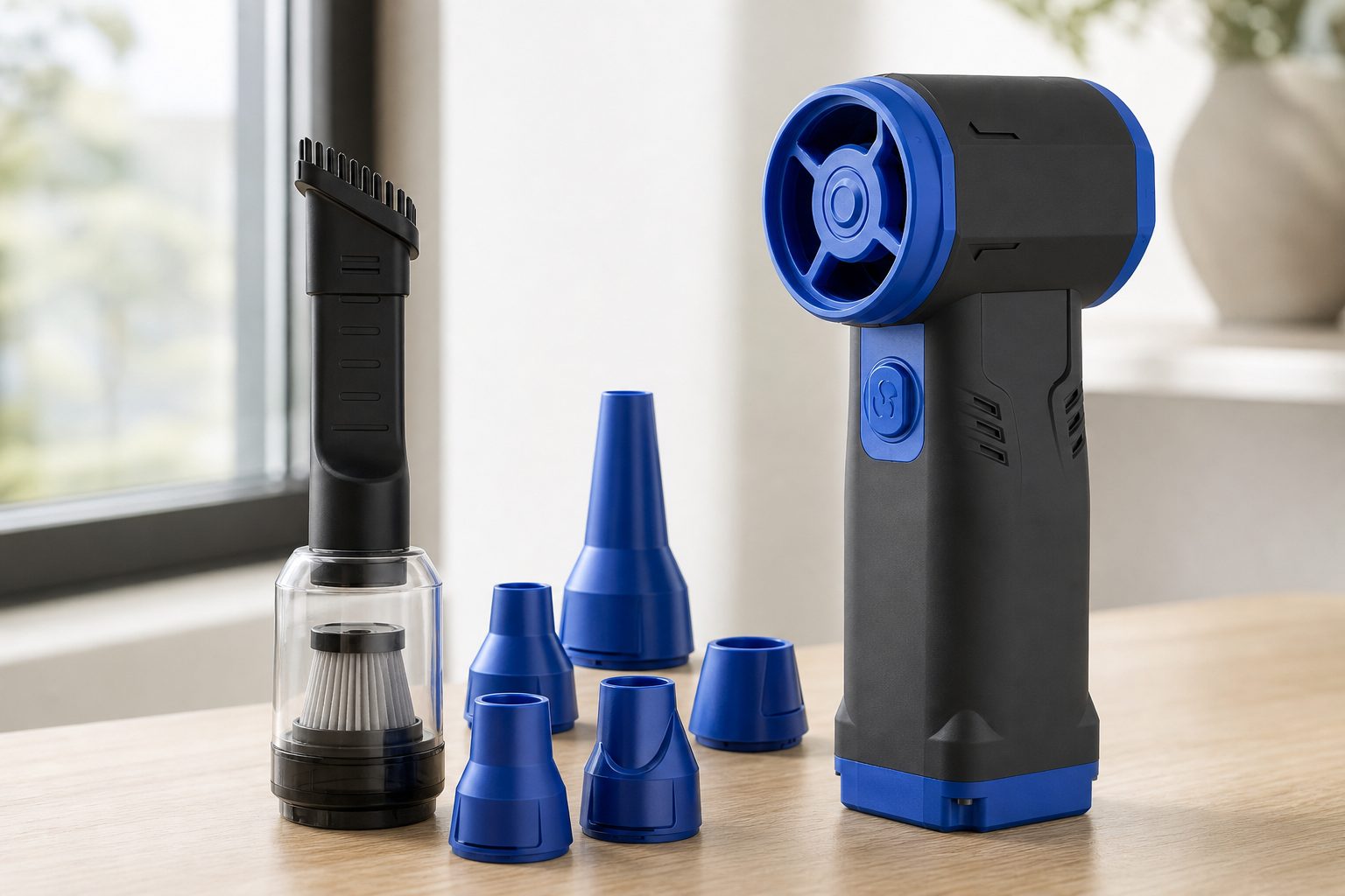 DrillPro G1 je 90 000 ot./min. turbo fúkar, ktorý vie aj vysávať a v nezávislom teste sa ukázal ako praktickejší než papierové čísla