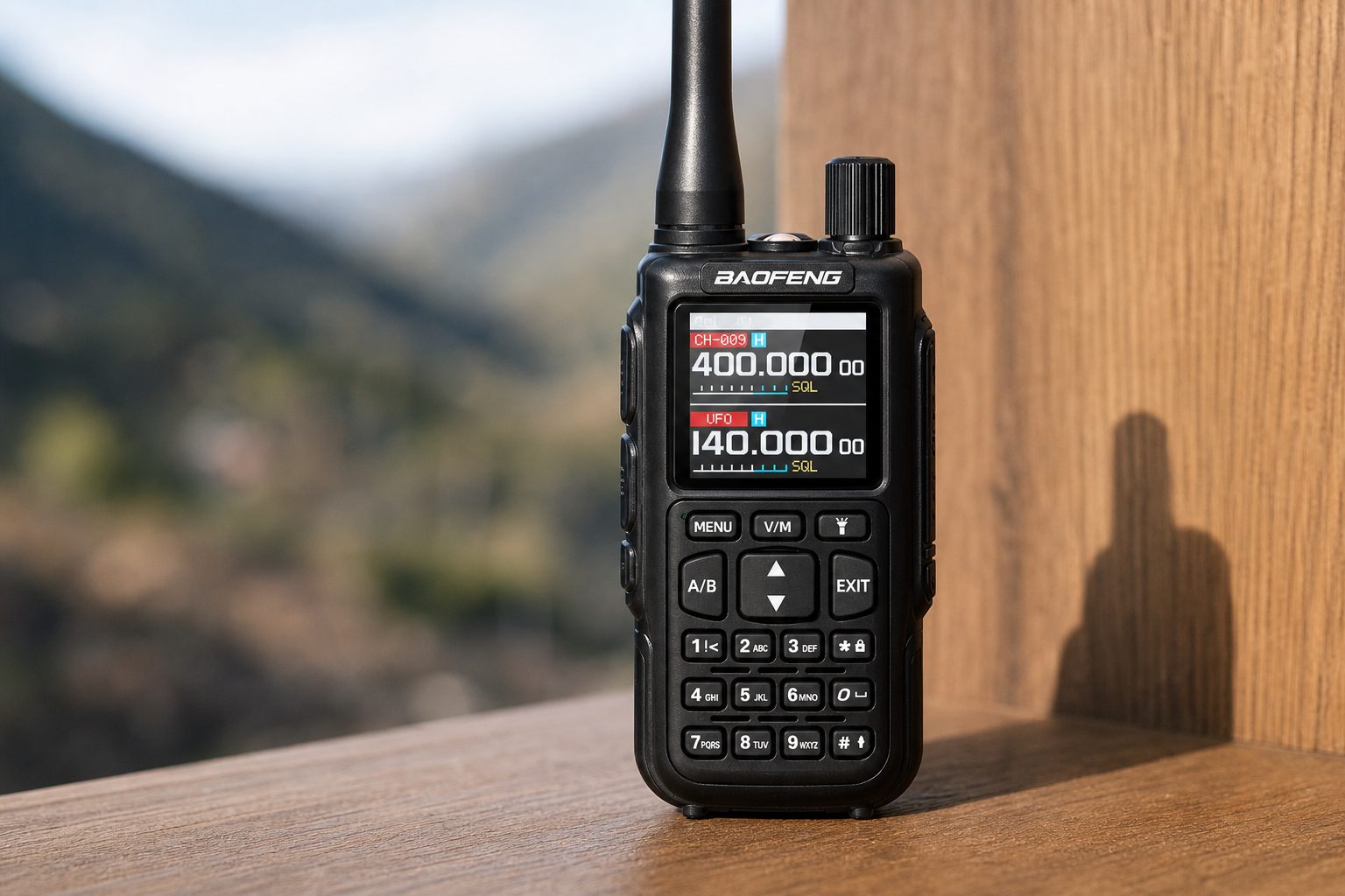 BAOFENG MINI-5 je kompaktná 5 W vysielačka s 999 kanálmi, Airbandom, NOAA a programovaním cez aplikáciu